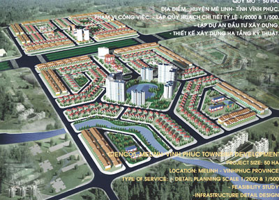 Phối cảnh dự án khu đô thị đáng sống bậc nhất tại phía Bắc Thủ đô – Cienco 5 Mê Linh